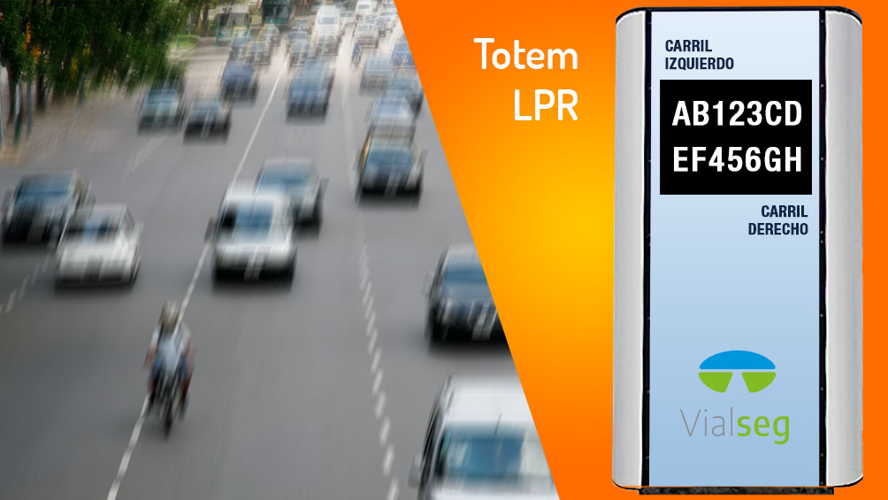 Totem VIALSEG LPR - Reconocimiento de Patentes