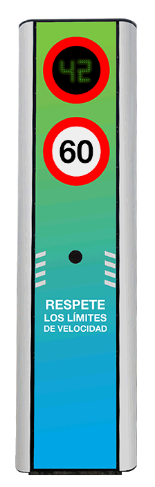  Totem Indicador de velocidad