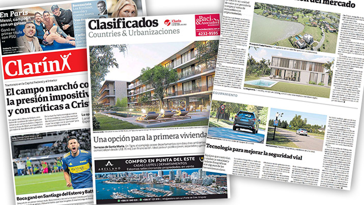 Nota realizada por El Clarín Suplemento de Countries & Urbanizaciones